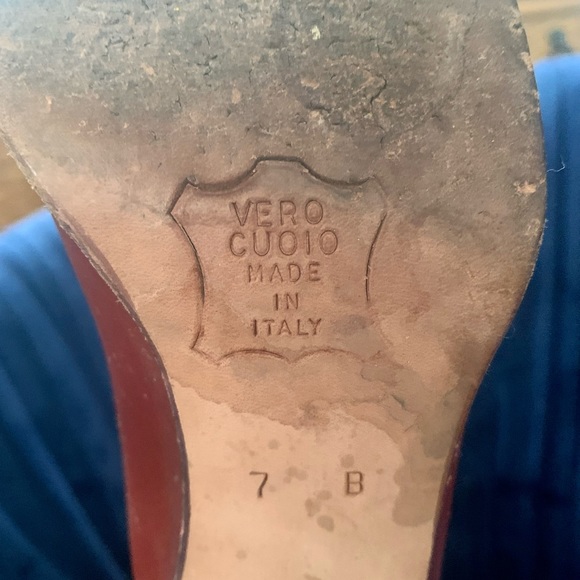 VERO CUOIO Leather and shearling boots - Picture 8 of 9